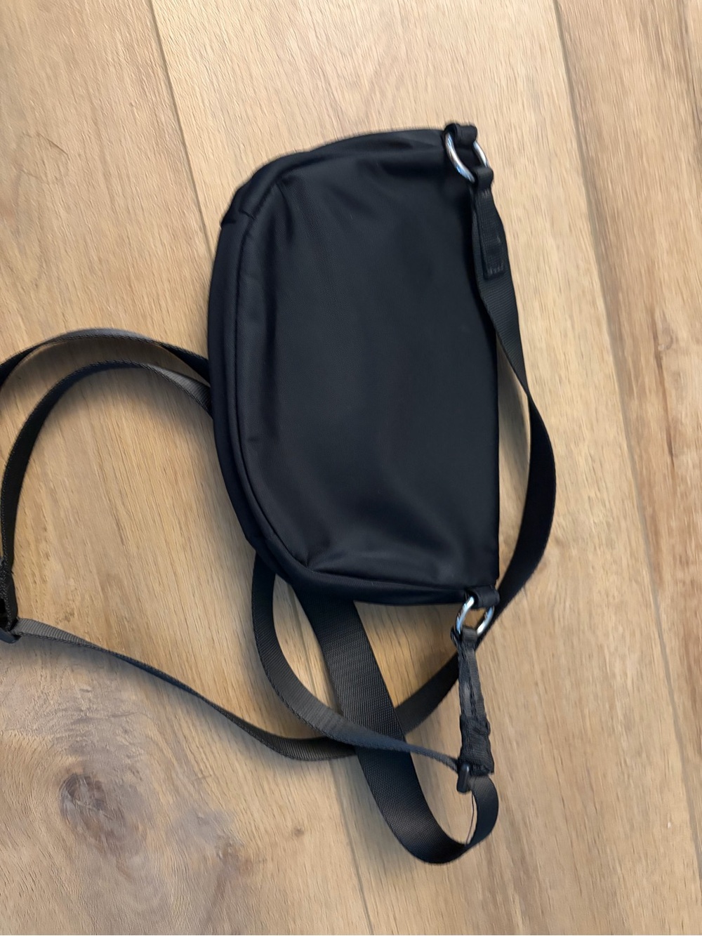 lululemon athletica Black Belt Bag with Silver Hardware - Picture 4 of 4
